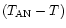 $(T_{\rm AN}-T)$