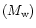 $(M_{\rm w})$