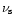 $\nu_{\rm s}$