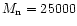 $M_{\rm n} = 25000$