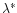 $\lambda^*$