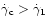 $\dot{\gamma}_{\rm c} > \dot{\gamma}_1$