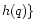 $h(q)\}$